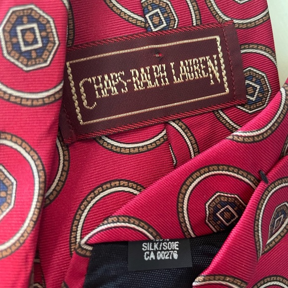 Vintage Ralph Lauren Chaps Silk Tie - Picture 2 of 2